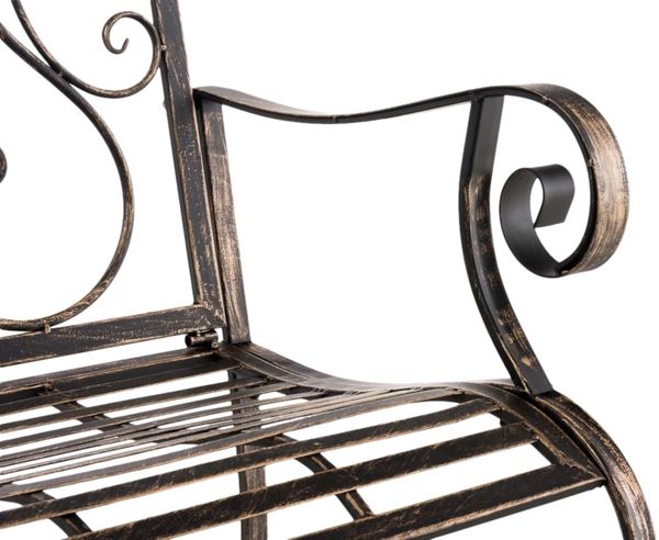 CLP 2er Set Gartenstühle Punjab mit Armlehnen,bronze Bild 9