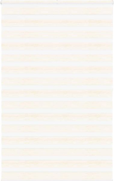 vidaXL Doppelrollo Marmorbeige 145x200cm Stoffbreite 140,9 cm Polyester 4014686