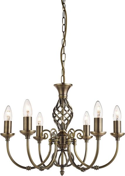 Hängeleuchte, Messing, Antik, Kerzenleuchter Design