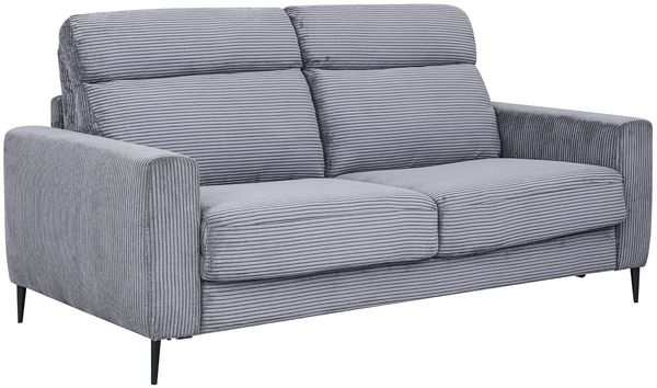 Schlafsofa Borkum, Stoff, Grau, 197 x 98 x 99 cm
