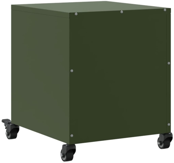 vidaXL Nachttische 2 Stk. Olivgrün 36x39x43,5 cm Stahl 846623 Bild 7