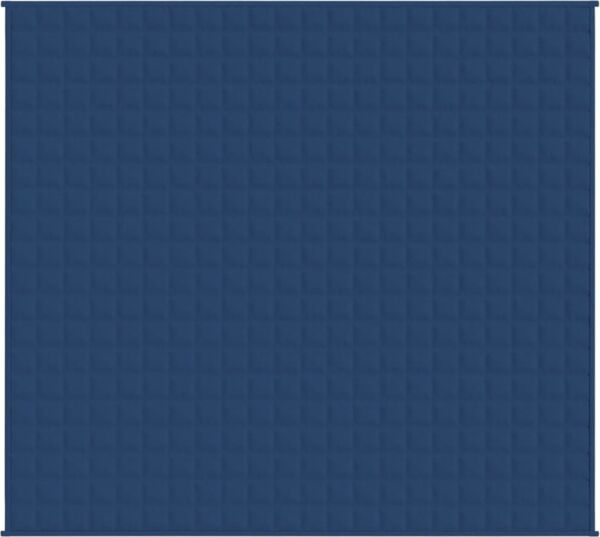 vidaXL Gewichtsdecke Stoff, 1x Gewichtsdecke, Blau, 220x235 cm, Stoff, 15 kg Bild 3