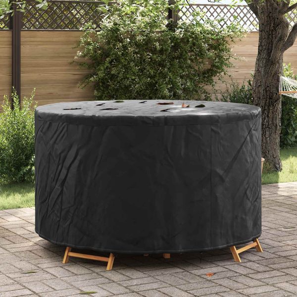 vidaXL Möbelbezug Schwarz 157 x 157 x 85 cm 210D Oxford Stoff 4106002