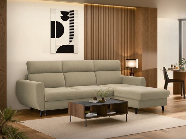 Ecksofa Tazino Mini (Farbe: Cruz 15, Seite: Rechts)