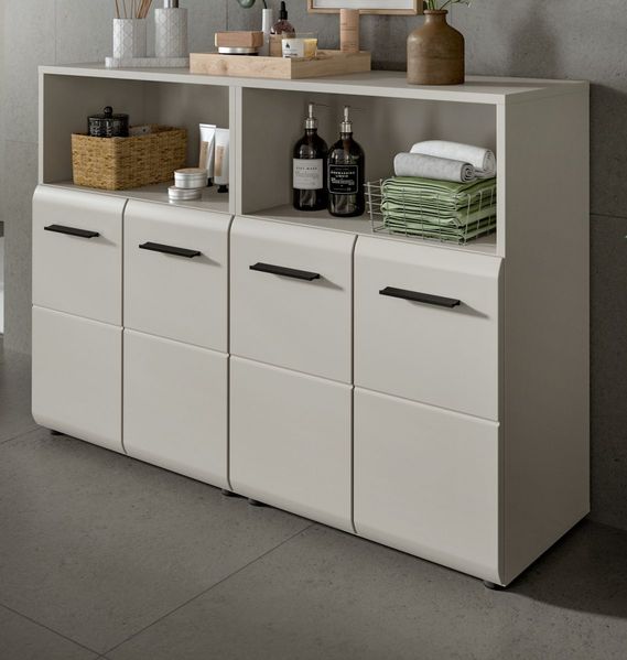 Badezimmer Kommode Set Cover in Kaschmir 120x80 cm
