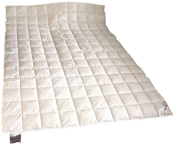 Premium Sommer Daunenbett 10x14, 155x220 Daunendecke 100% Daunen superleicht