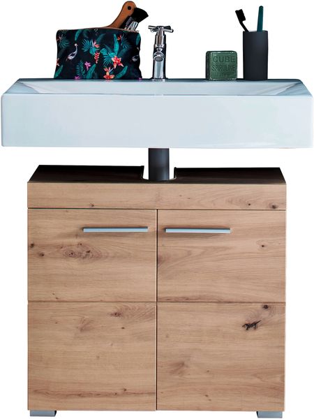 Trendteam 'Amanda' Waschbeckenunterschrank, Hochglanz, 56 x 34 x 60 cm, Asteiche Bild 4