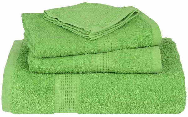 vidaXL Badetücher FROGN 10 Stk. Apfelgrün 100x150 cm 360 g/m² 137030 Bild 4