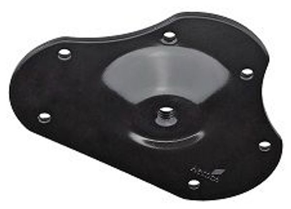 Hettich Montageplatte 11,6 x 15,1 x 1,03 cm schwarz - 1 Stück