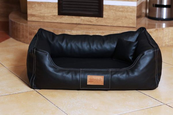 MADDOX EASY CLEAN Orthopädisches Hundebett - 100x75cm, 03 Schwarz