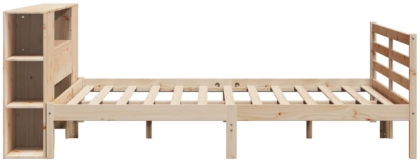 vidaXL Massivholzbett mit Regal ohne Matratze 200x200 cm Kiefernholz 3321860 Bild 6