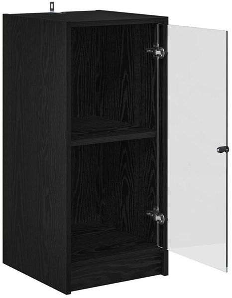 vidaXL Sideboard Schwarz Eichen-Optik 35 x 37 x 76 cm Holzwerkstoff 882897 Bild 5