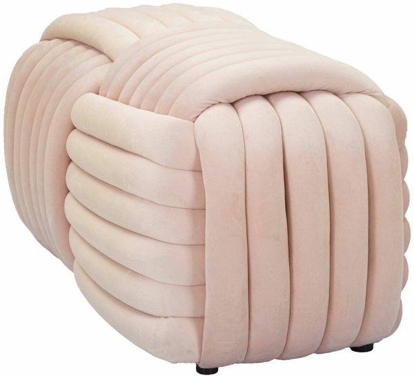 Dmora Bank Calcea, Mehrzweckbank, Gastplatz, Balkonbank mit mehreren Positionen, 90x45 h45 cm, Rosa Bild 5