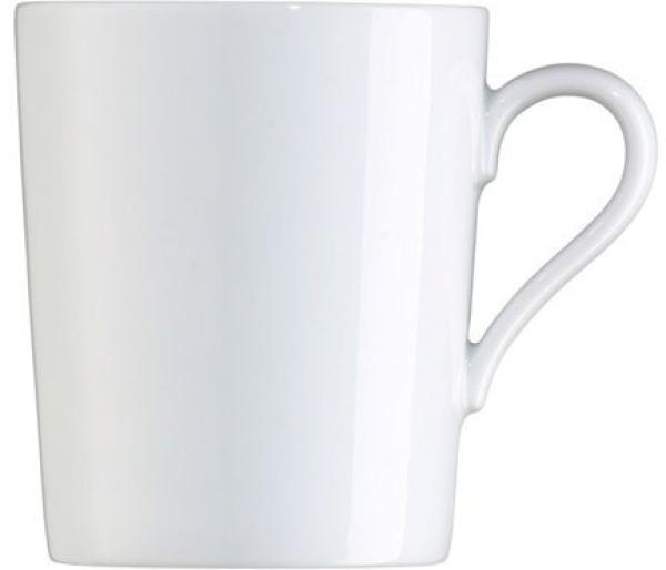 Arzberg Tric Henkelbecher, Becher mit Henkel, Kaffeebecher, Kaffee Tasse, White, Porzellan, 310 ml, 49700-800001-15505