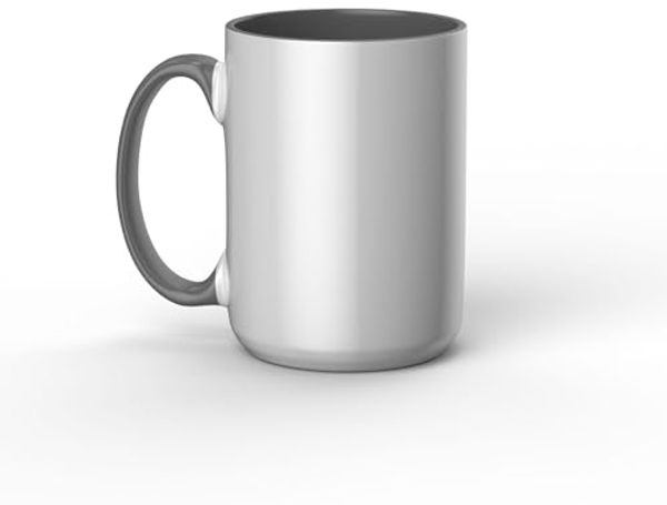 Cricut | Becher 425ml 1Stück Grau/Weiß