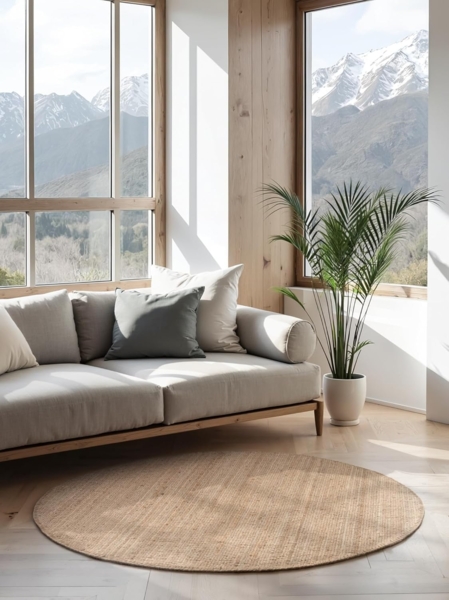 HANSE Home Teppich Jaipur Juteteppich, als Läufer und in Rund, rechteckig, Höhe: 10 mm, 100% Naturfaser, Wohnzimmer, Esszimmer, Schlafzimmer, GRS