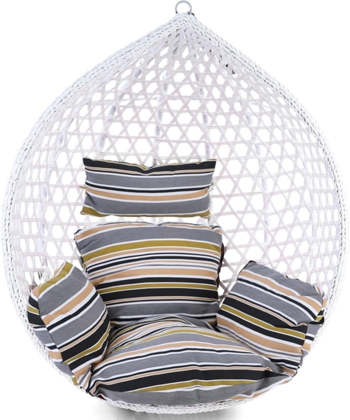 Kissen für Hängesessel inkl. Rückenteil 2-teiliges Set Style Sunset gestreift