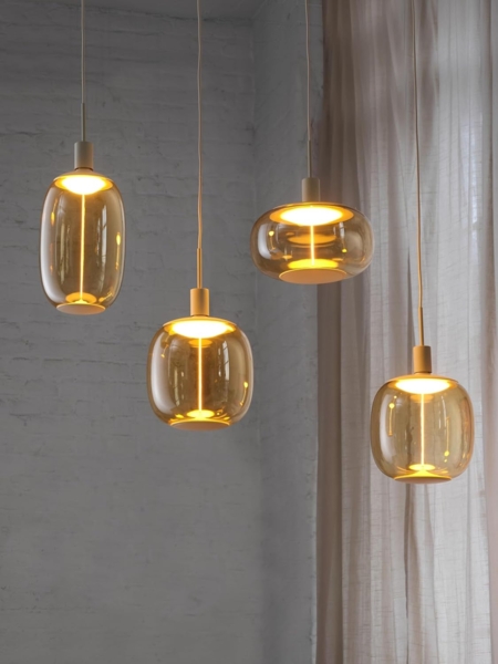 Osram Decor Pendelleuchte Needle Linear 4xE27, beige, Stahl, dekorative Leuchtmittel kompatibel, IP20 Bild 4