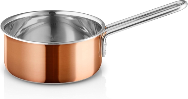 Eva Solo Kasserolle, Stielkasserolle, Stieltopf, Saucentopf, Kochtopf, Kochgeschirr, Kupfer/Edelstahl, Ø 16 cm, 1. 5 L, 271012