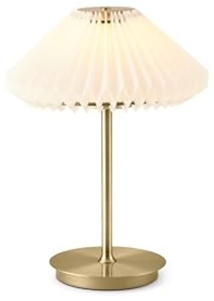 Halo Design 744930 LED Akku Tischleuchte Paris To Go antikes messing weiß G9