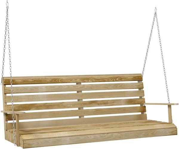vidaXL Schaukelbank Imprägniertes Kiefernholz 155x65x60 cm 316065