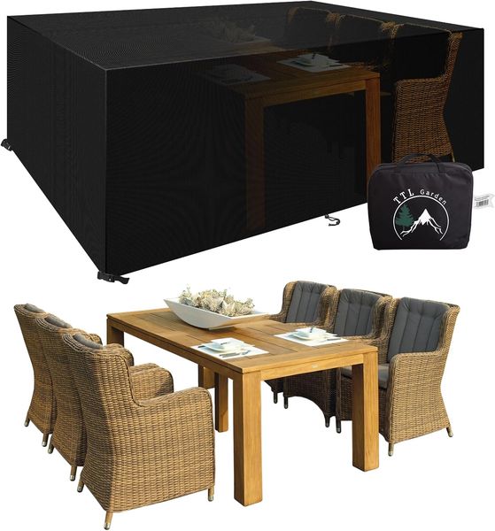 TTL Garden 213 x 132 x 74 cm Premium Gartenmöbel Abdeckung