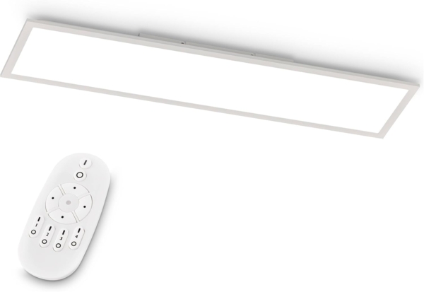 Eglo 75563 BEST CHOICE Deckenleuchte BOTTAZZO 1 weiß L:100 B:25 H:7cm 2700-5000K mit Fernbedienung