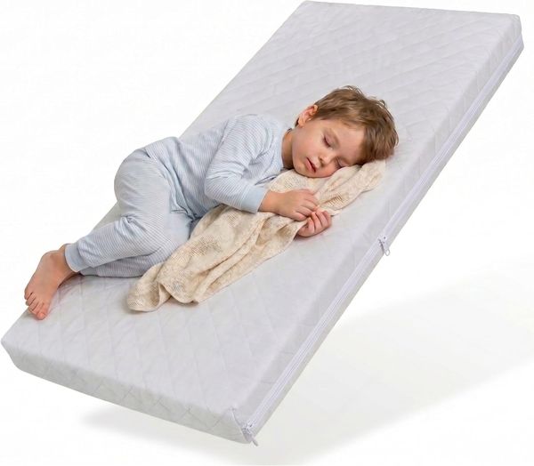 Kids Collective Kindermatratze SMART, Babymatratze 80x160 cm mit abnehmbarem Bezug, waschbar bei 60°C für Kinderbett, 160x80 cm, 8cm hoch, eco5 Zertifiziert