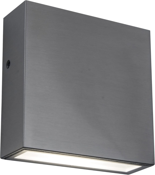Lutec LED Außenwandleuchte Gemini XF Edelstahl IP54
