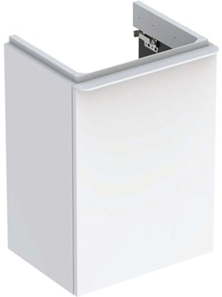 GEBERIT SMYLE SQUARE Waschbeckenunterschrank 44,2 cm breit, Weiß, Türanschlag rechts