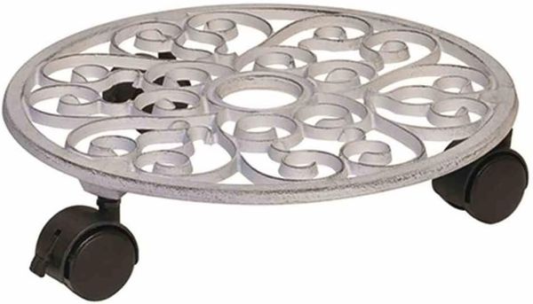 MultiRoller Antik rund weiß 50 kg Doppel-Rolle