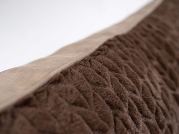 TrendPet Tierbett VitaBed Style Braun - Orthopädisches Hundebett, 100% Polyester, 5cm Matratze aus Memory Foam Bild 5