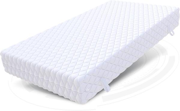 Matratze 80x200 cm Taschenfederkern 7 Zonen H3 H4 KEPLER Höhe 20 cm Jersey Bezug Bild 9