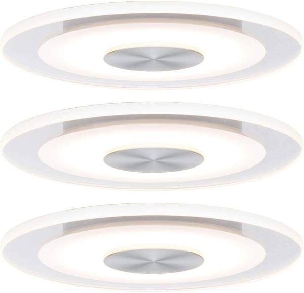 Paulmann Premium 3er-Set LED-Einbauleuchte 'Whirl Basisset', 4,9W dimmbar 3000K, 120 mm