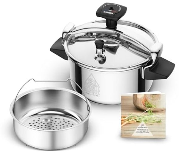 SEB Cocotte Authentique 4,5 L INOX Autocuiseur