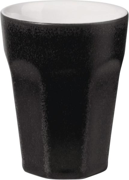 ASA Selection ti amo colore Becher Cappuccino, Cappuccinobecher, Kaffeetasse, Tasse, Steingut, Black Iron, 250 ml, 5180174