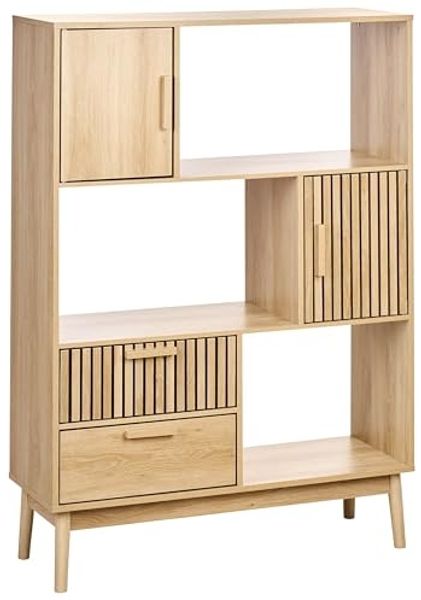 Bücherschrank LYNWOOD Heller Holzfarbton