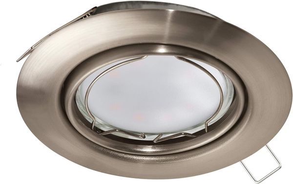 Eglo 94242 GU10 LED Einbauleuchte PENETO nickel-matt max. 1X5W schwenkbar