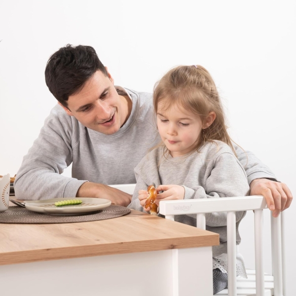 babybay Kinderstuhlumrüstsatz passend für Modell Original, Maxi und Comfort, schiefergrau lackiert Bild 6