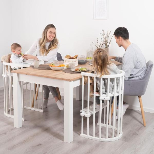 babybay Kinderstuhlumrüstsatz passend für Modell Original, Maxi und Comfort, schiefergrau lackiert Bild 5