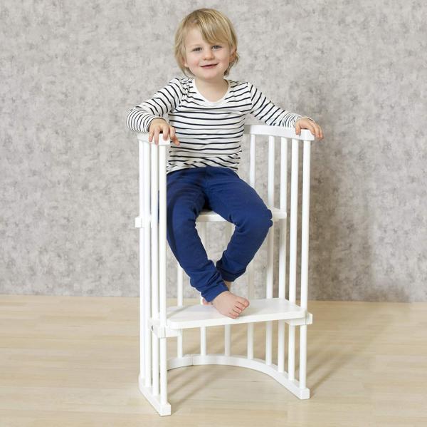 babybay Kinderstuhlumrüstsatz passend für Modell Original, Maxi und Comfort, schiefergrau lackiert Bild 2