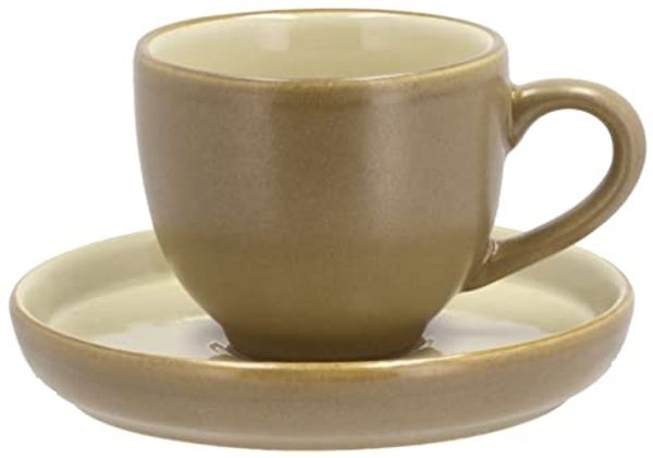 Bitz Espressotasse mit Untertasse wood/sand 0,07 l