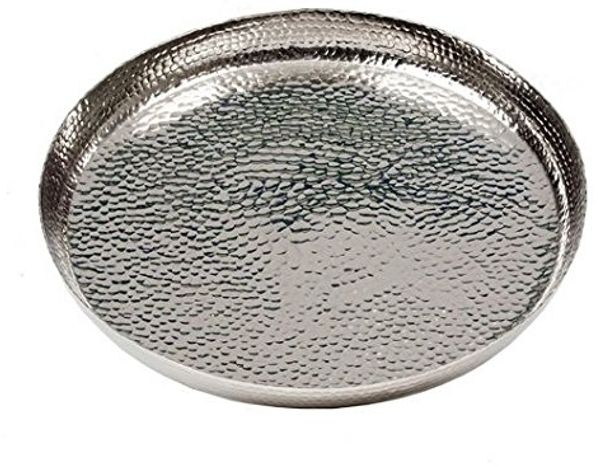 Hermann Bauer jun. Tablett gehämmert ,Ø 46 cm