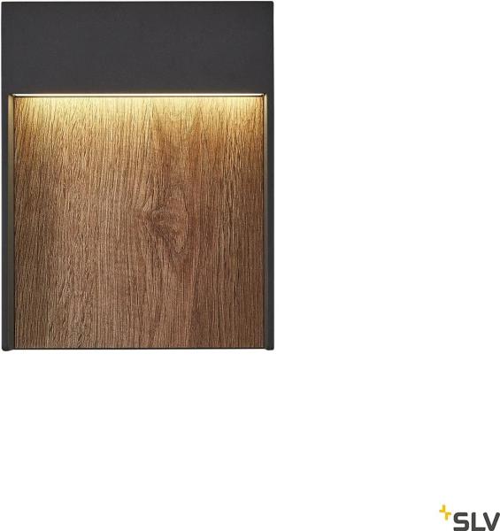 SLV Leuchte 1002953 FLATT Outdoor LED Wandaufbauleuchte 3000K IP65 anthrazit braun Bild 4