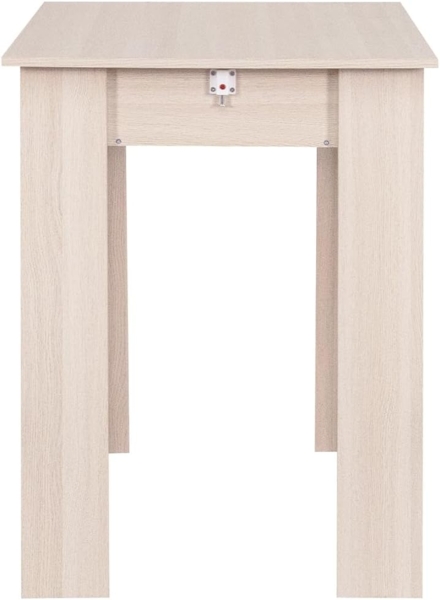 Shally Dogan Ausziehbarer Esstisch Olmo von 90x60 cm bis 120x60 cm, modernes Design, ausziehbar, platzsparend, ideal für Esszimmer, Wohnzimmer, Küche, Inneneinrichtung (ULM) Bild 7