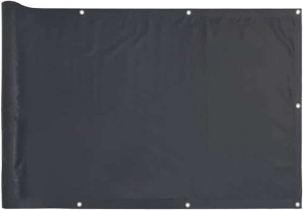 vidaXL Balkon-Sichtschutz Anthrazit 300x75 cm PVC 4005372
