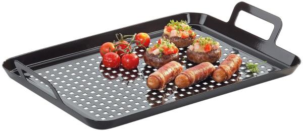 Küchenprofi Grillpfanne emailliert 34x24cm Nevada BBQ