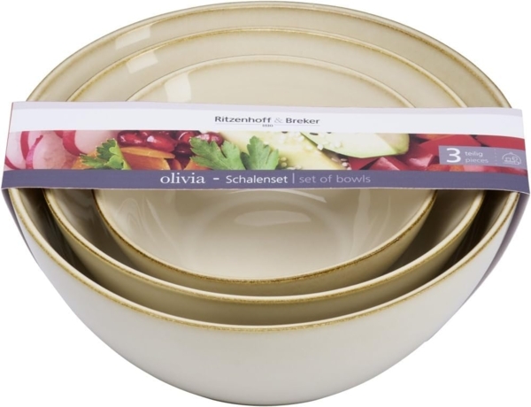 Ritzenhoff & Breker Olivia Schalen-Set 3-teilig