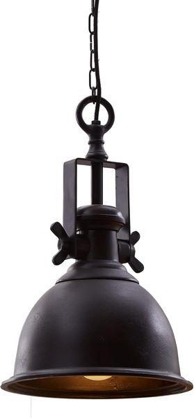 riess-ambiente Hängeleuchte INDUSTRIAL 45cm schwarz, ohne Leuchtmittel, Wohnzimmer · Metall · Esszimmer · Industrial