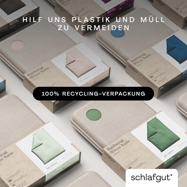 Schlafgut Bettbezug Woven Satin, (1 St), besonders dicht gewebt, Mix & Match: passender Kissenbezug erhältlich Bild 7